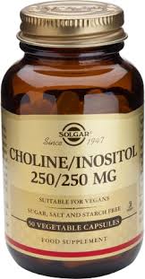 Choline Inositol 250/250mg 50veg.kap Solgar