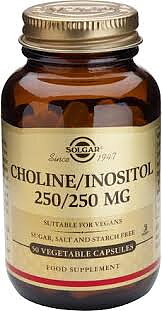 Choline Inositol 250/250mg 50veg.kap Solgar