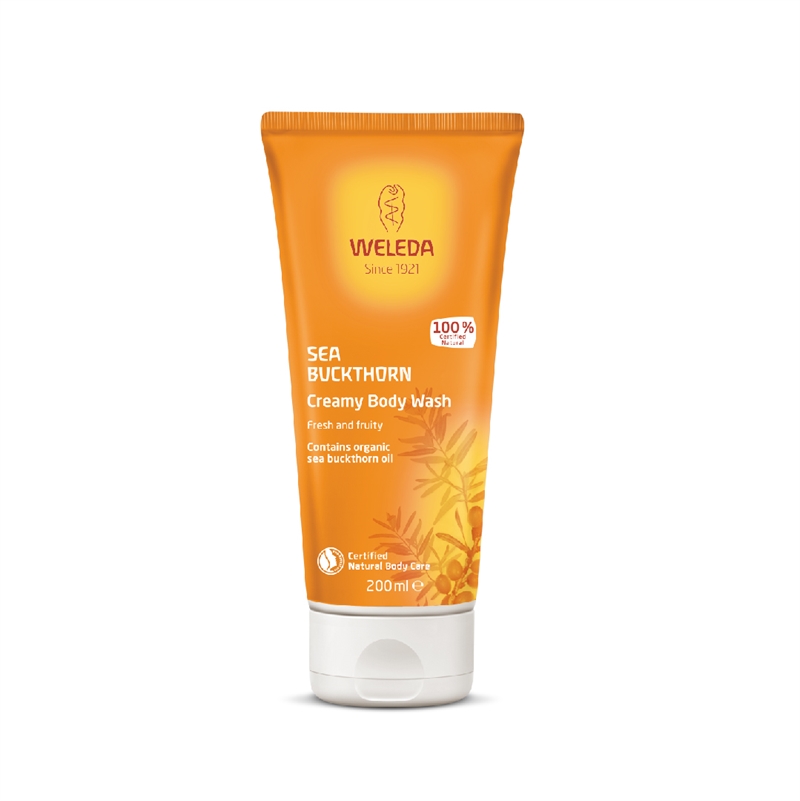 Vitality Shower Cream Sea Buckthorn 200ml Weleda