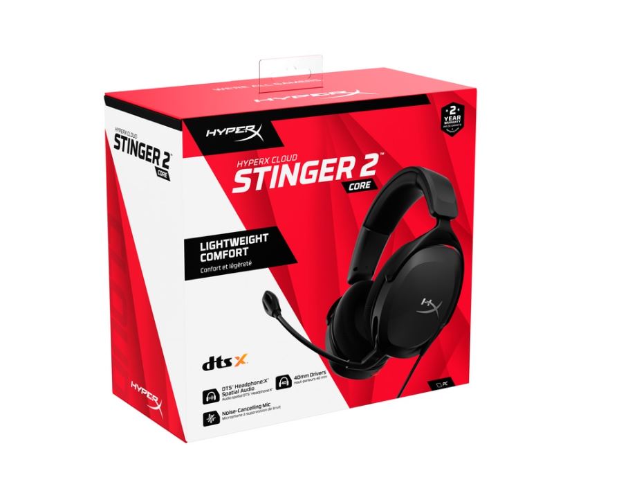 HyperX Cloud Stinger 2 Core Gaming headset (svart) - 5
