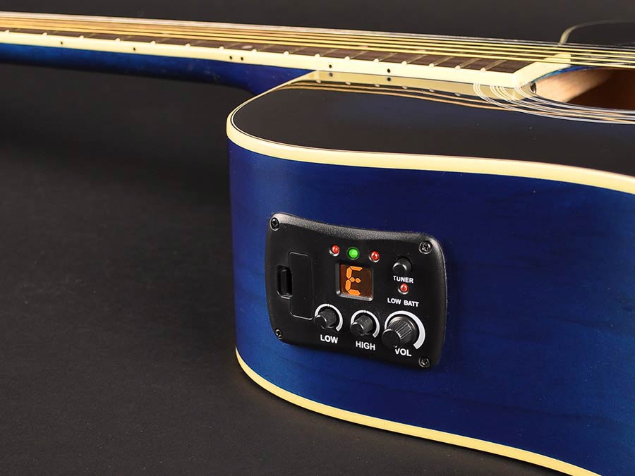 Richwood RD-12CE Blue Sunburst - 4