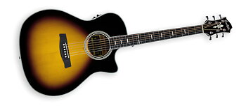 Hagström Siljan Grand Auditorium II Tobacco SB