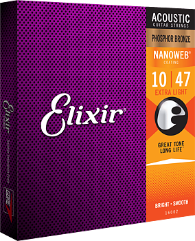Elixir Nanoweb Phosphor Bronze 1047