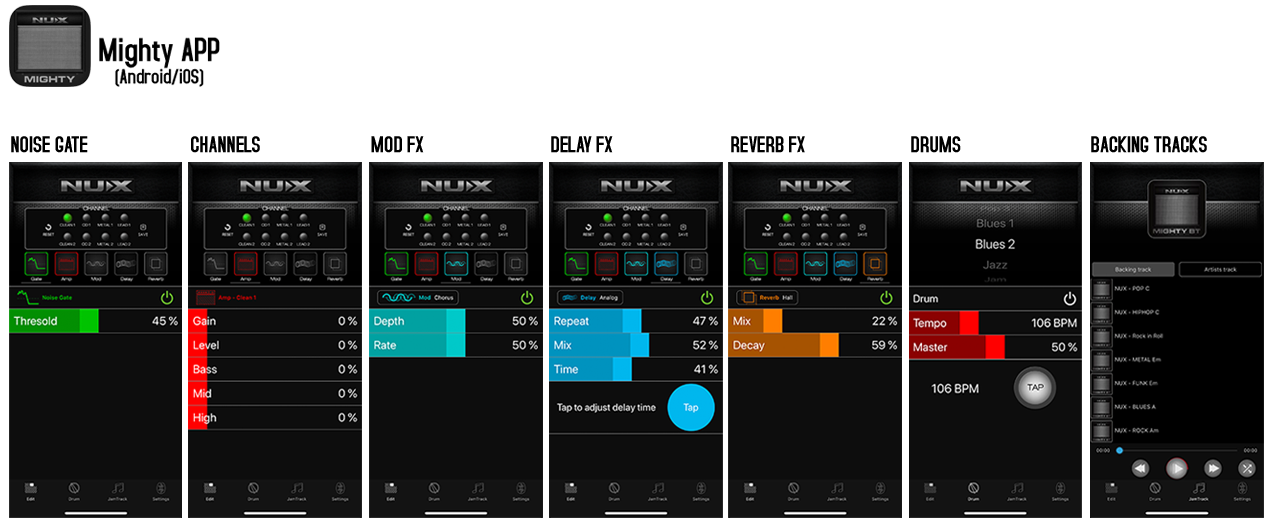 NUX Mighty 8BT Modeling Amplifier - 4
