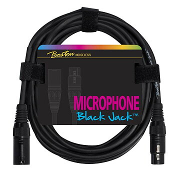 Boston Black Jack Microphone Cable XLR (f) – XLR (m) 2m
