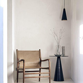 Faro Loungestol i teak/läder - Natur