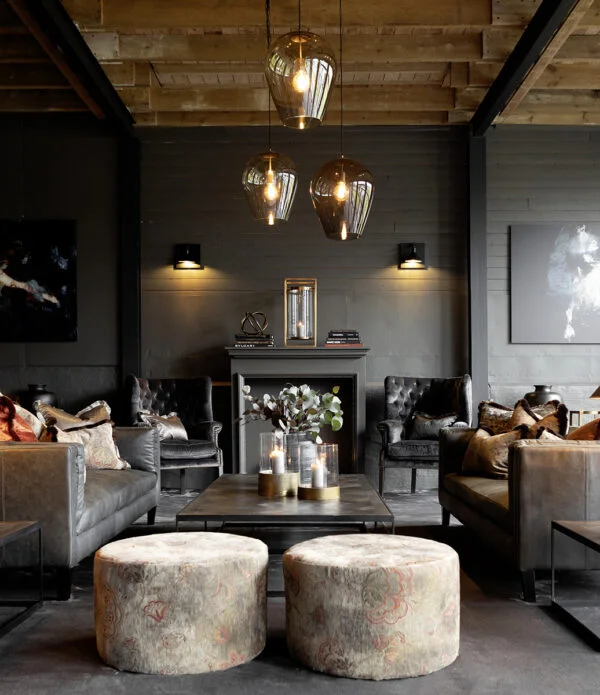 Infinity Taklampa i glas Smokey - 4