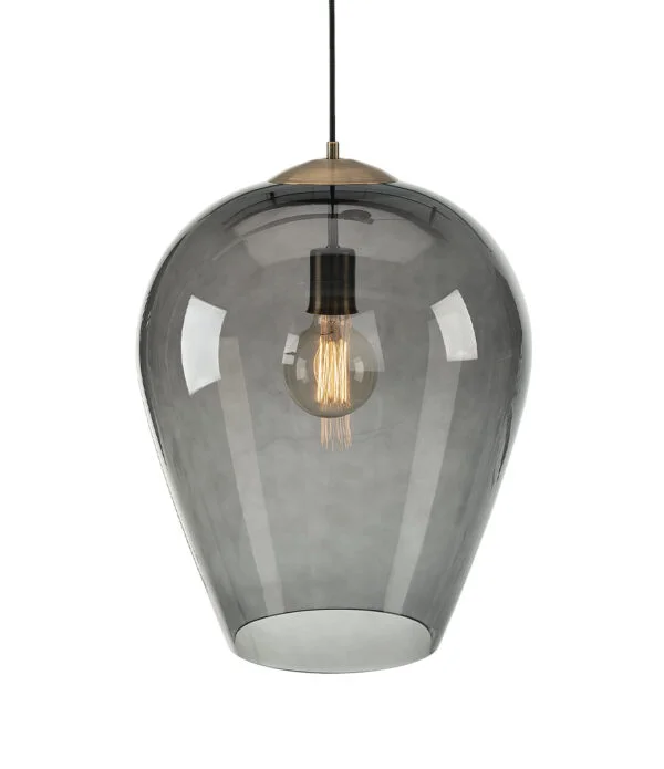 Infinity Taklampa i glas Smokey