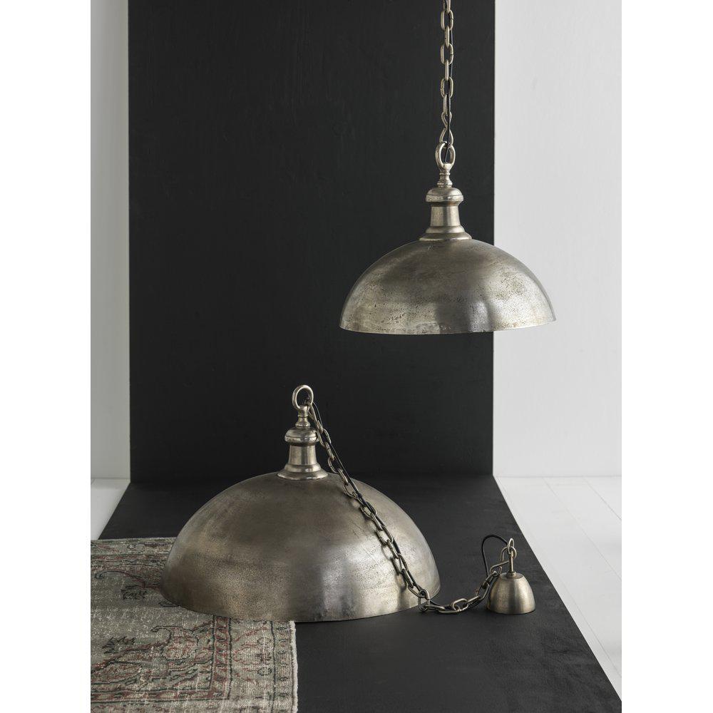 Liverpool Taklampa i metall Råsilver 70 cm 