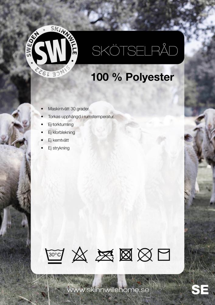 Wooly Pläd i fårskinnsimitation Beige - 5