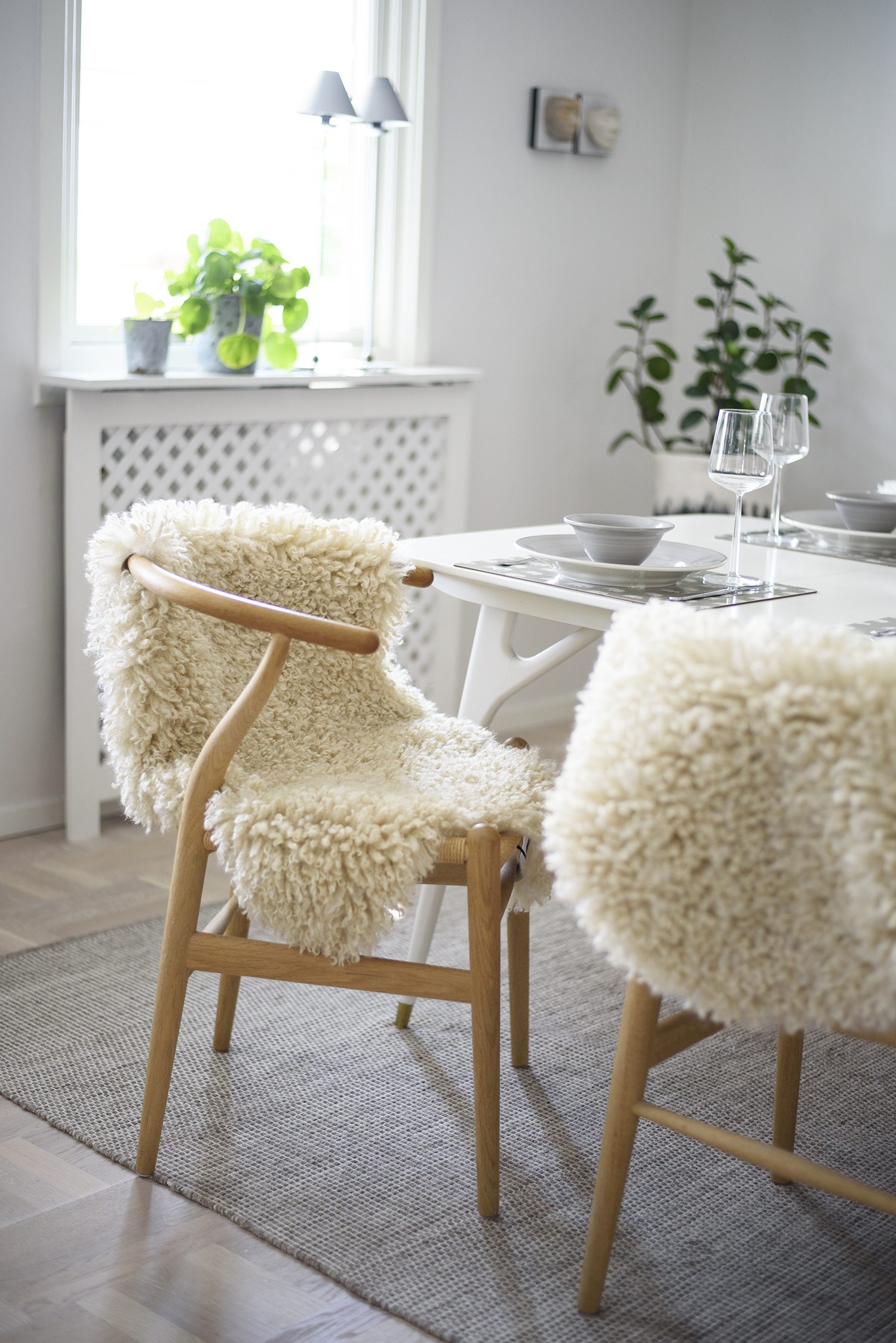 Wooly Fäll Fårskinnsimitation Beige