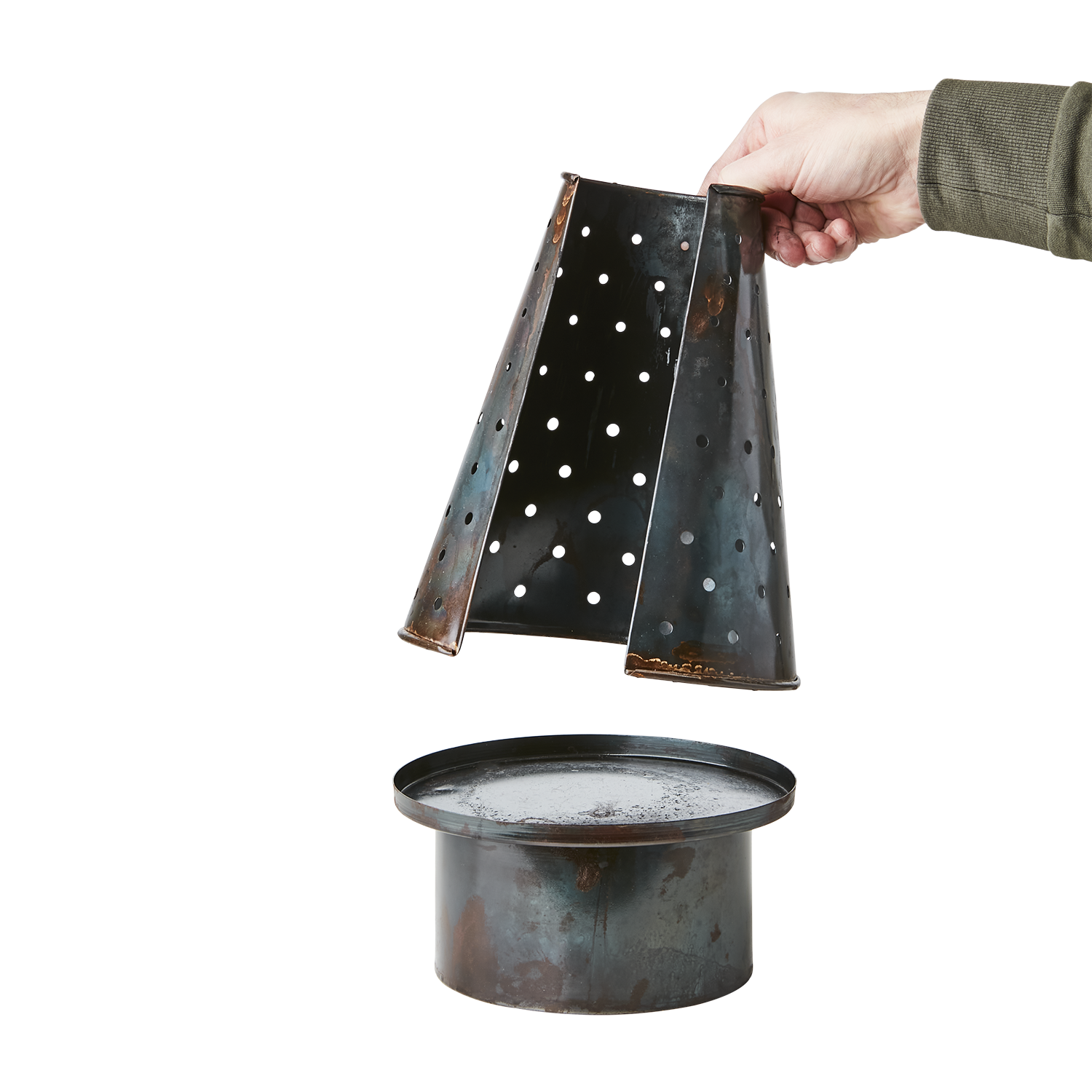 Uteljushållare i järn  - 6