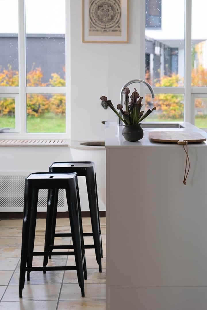 Köpenhamn Industriell hög pall Svart   - 5