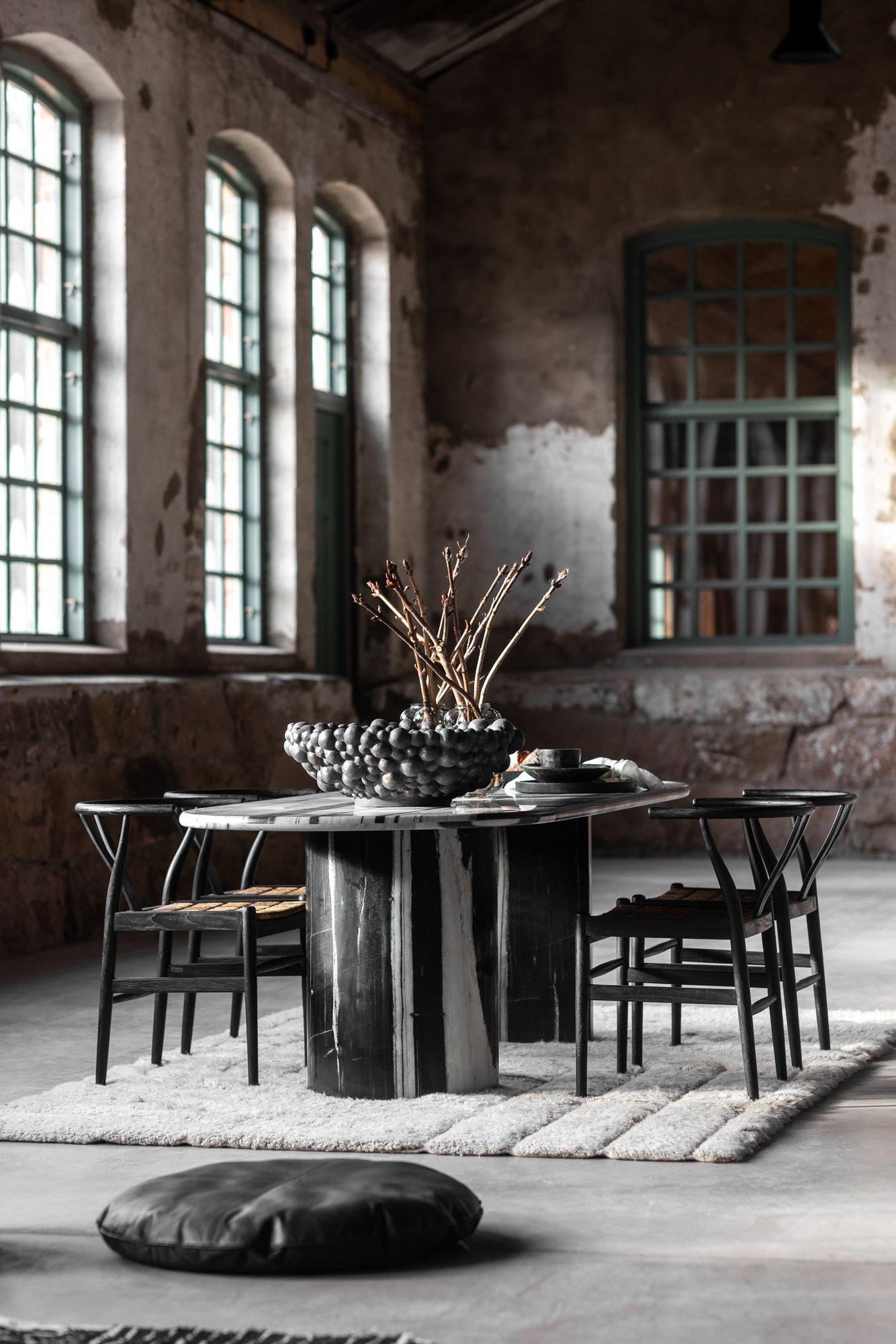 Aspen Stol i teak Svart/Brun  - 6