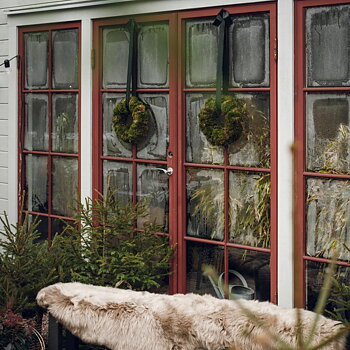 Gently Beige fårskinn med lyxig volym 180 cm
