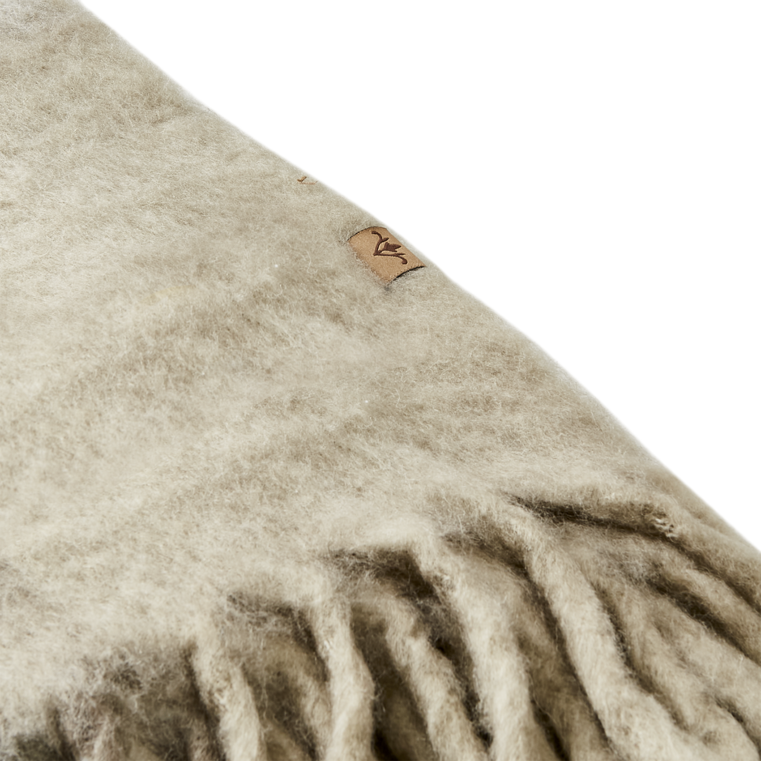 Frasse Filt Rutig Beige