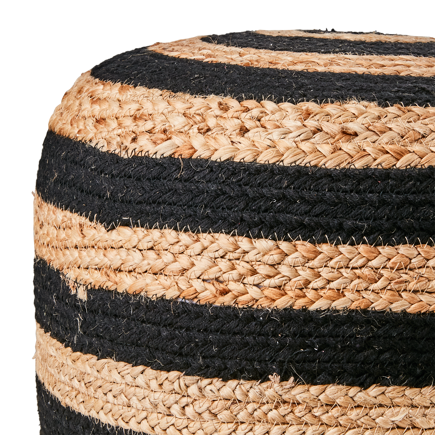 Sittpuff Svartrandig Jute - 3