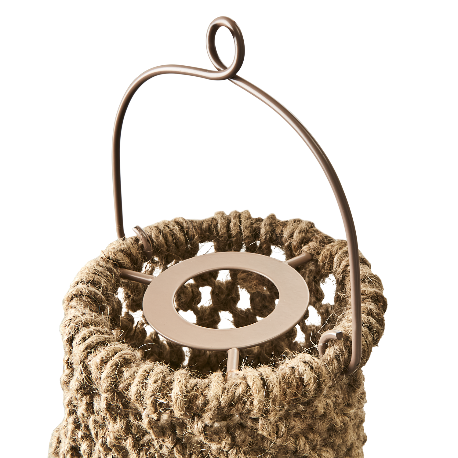 Nest taklampa i jute -  inkl kabel  - 5