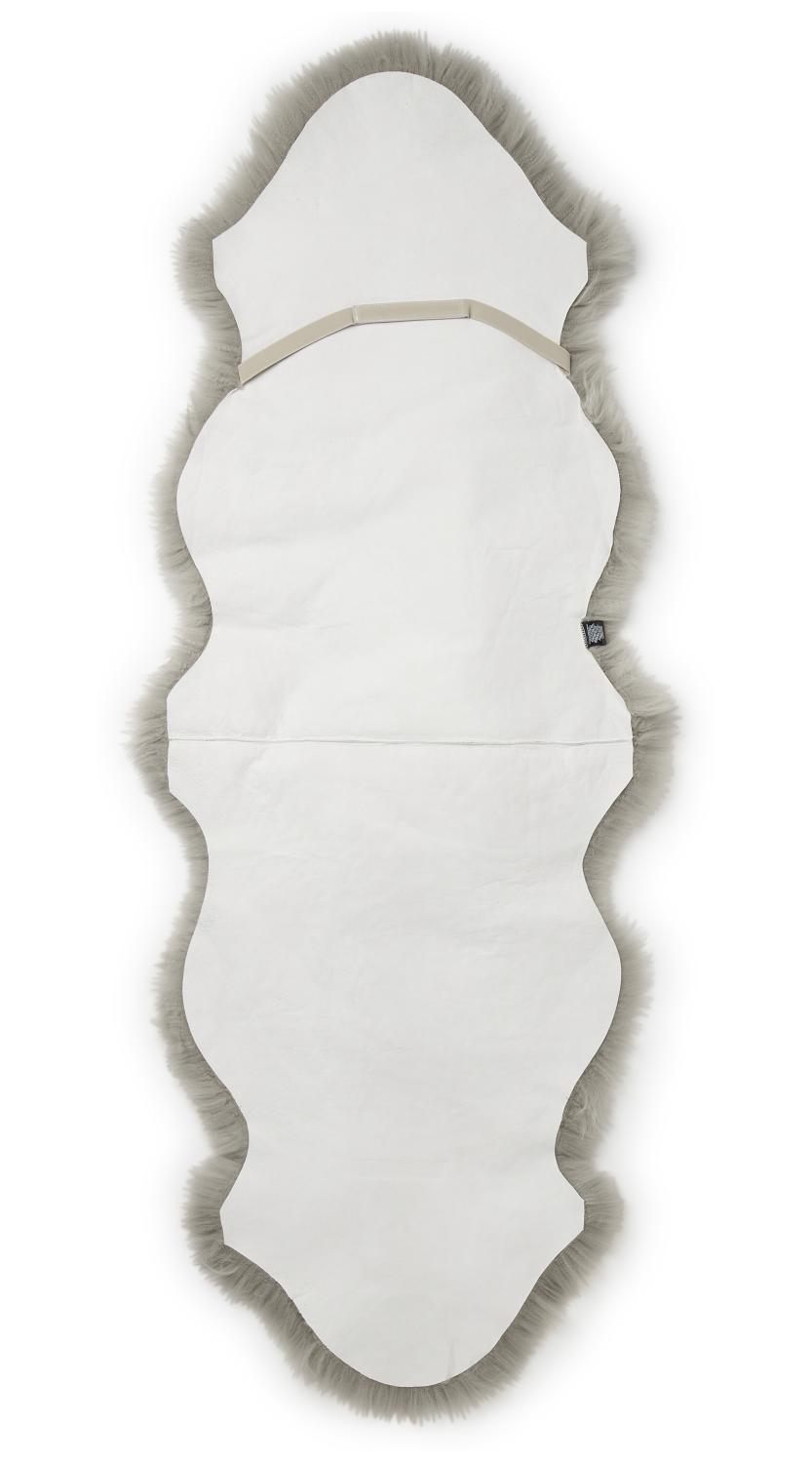 Gently Långhårigt fårskinn Dubbelt - Taupe  - 5