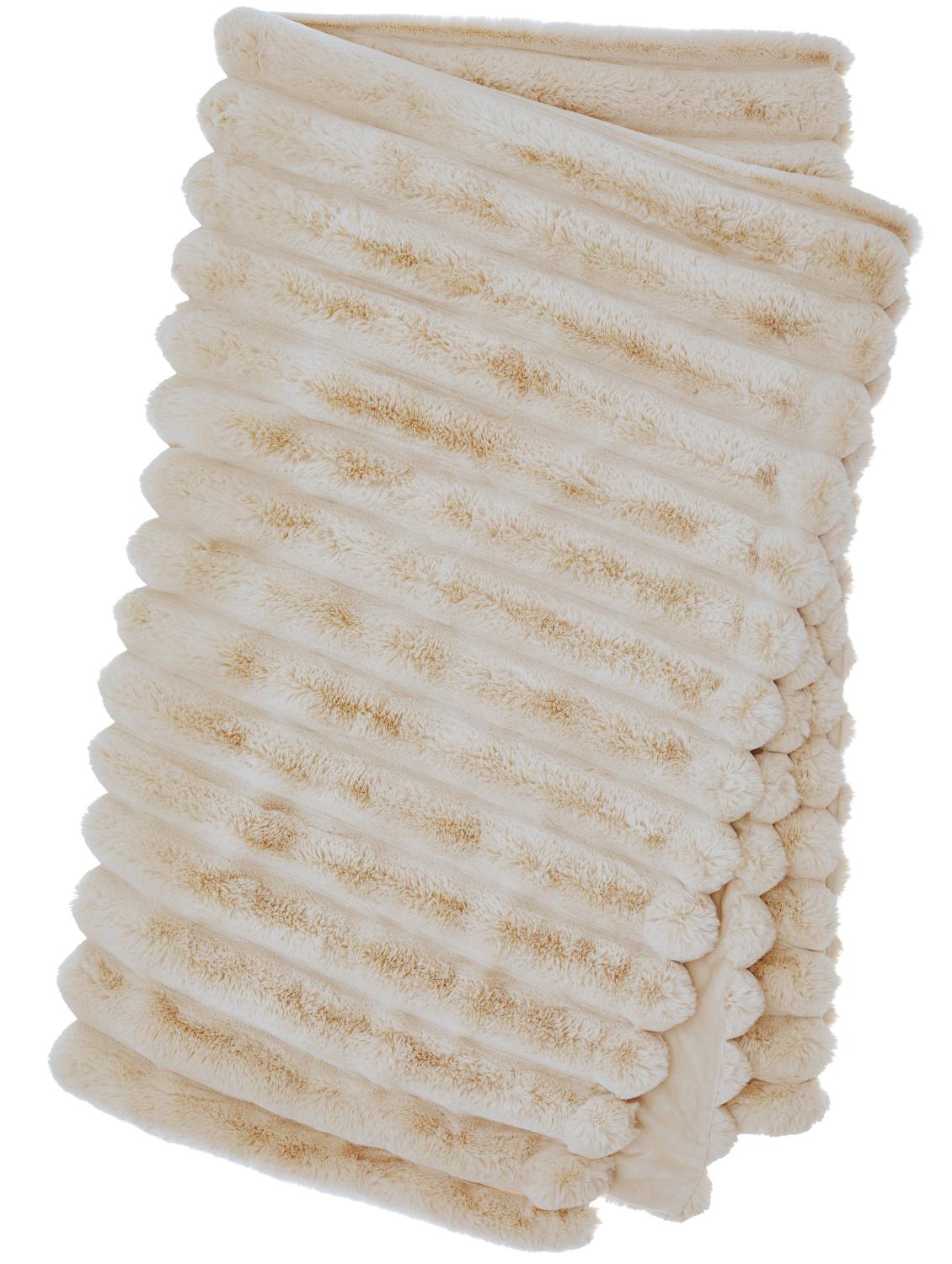 Liny Pälspläd Beige - 4