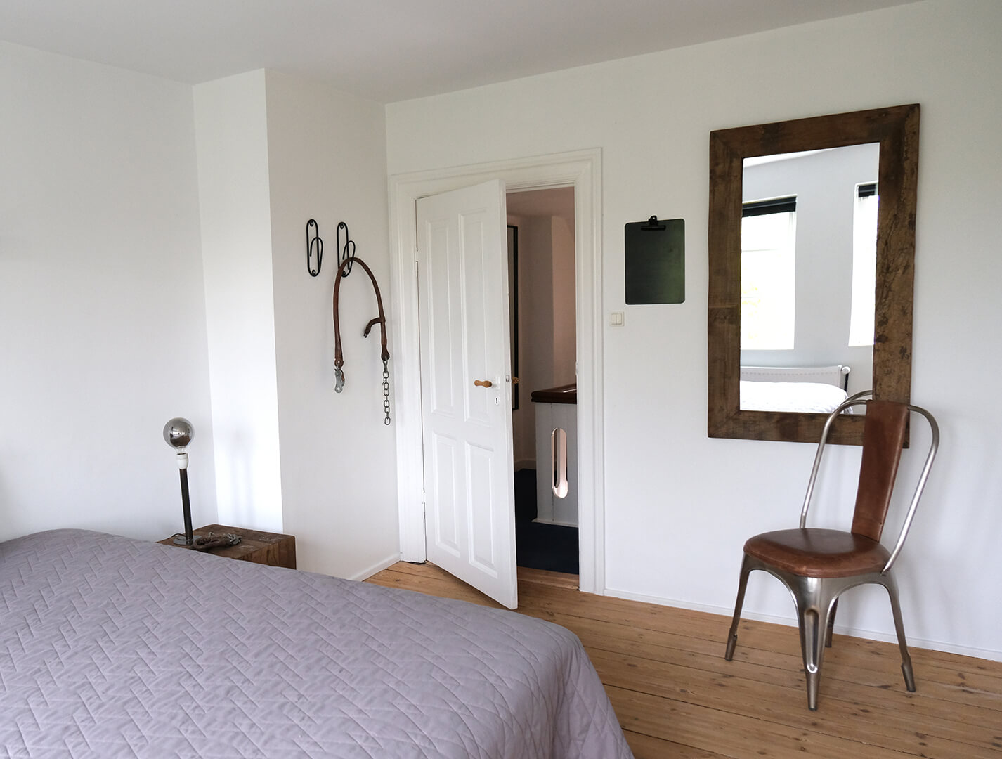 Living Industriell Stol Järn/Läder  - 6
