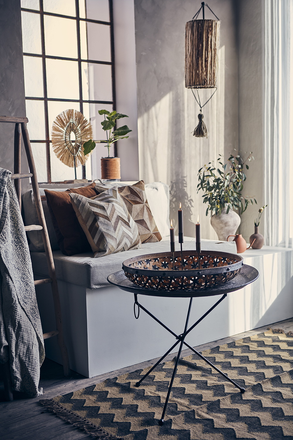 Nest Taklampa av sjögräs - 3