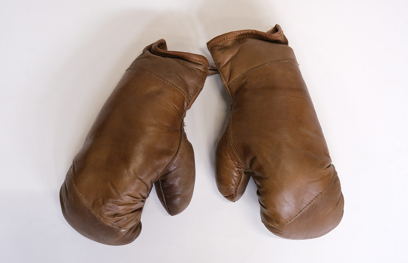 Rocky Boxarhandskar i läder - Brun  - 4