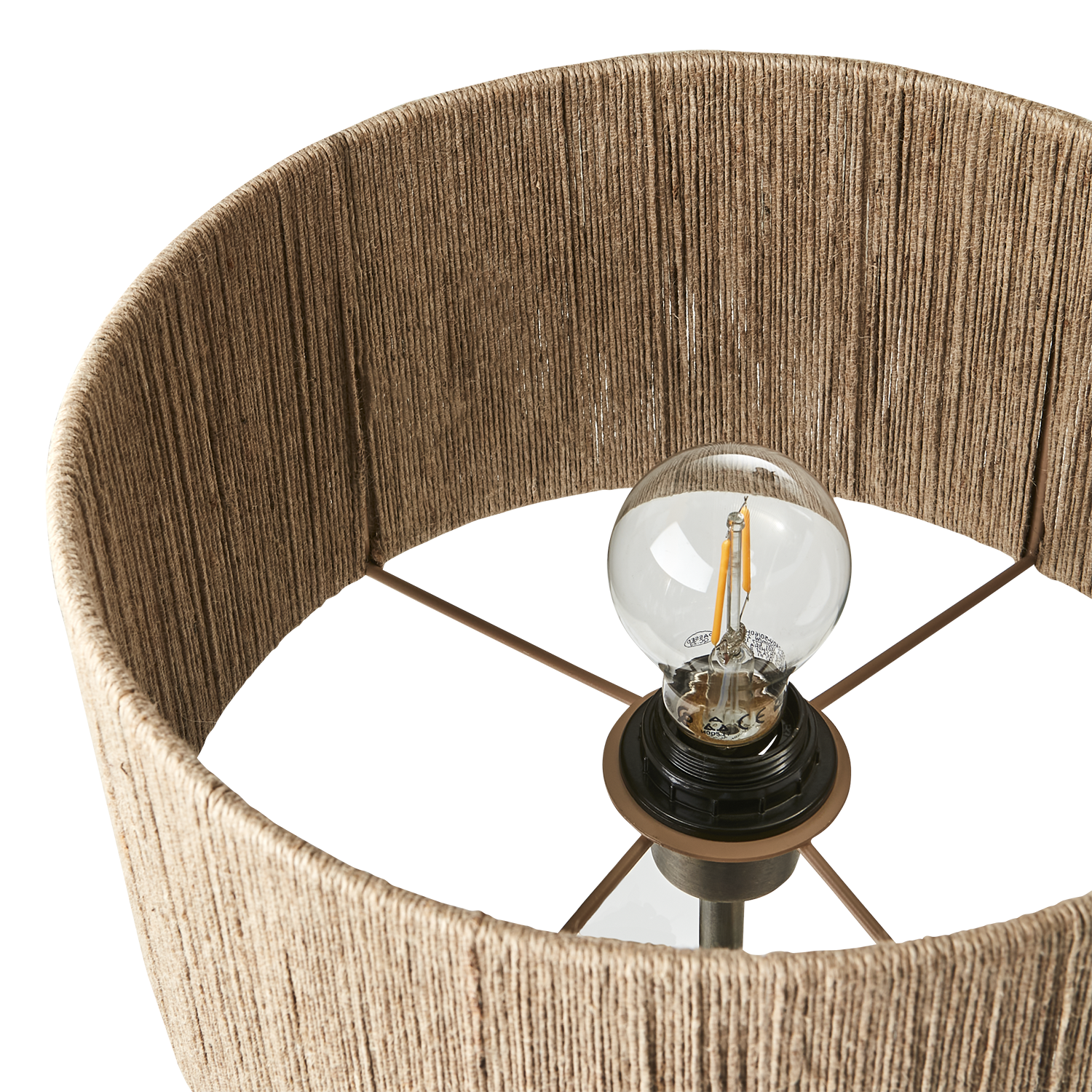 Lampskärm  i jute  - 3