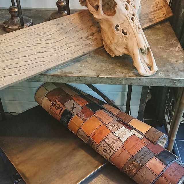 Augusti Vägghylla i återvunnet trä 100 cm  - 7