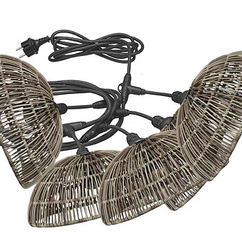 Ljusslinga Flex Out utomhus inkl 5 st skärmar 30 cm
