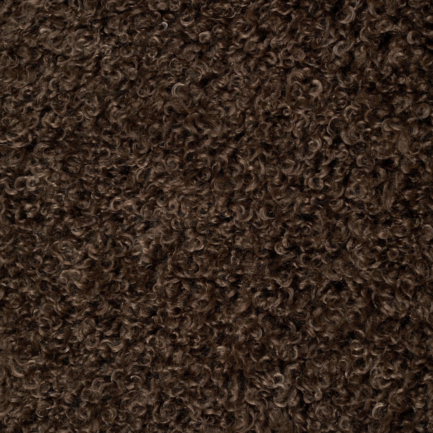 Wooly Kudde Fårskinnsimitation Brun  - 5