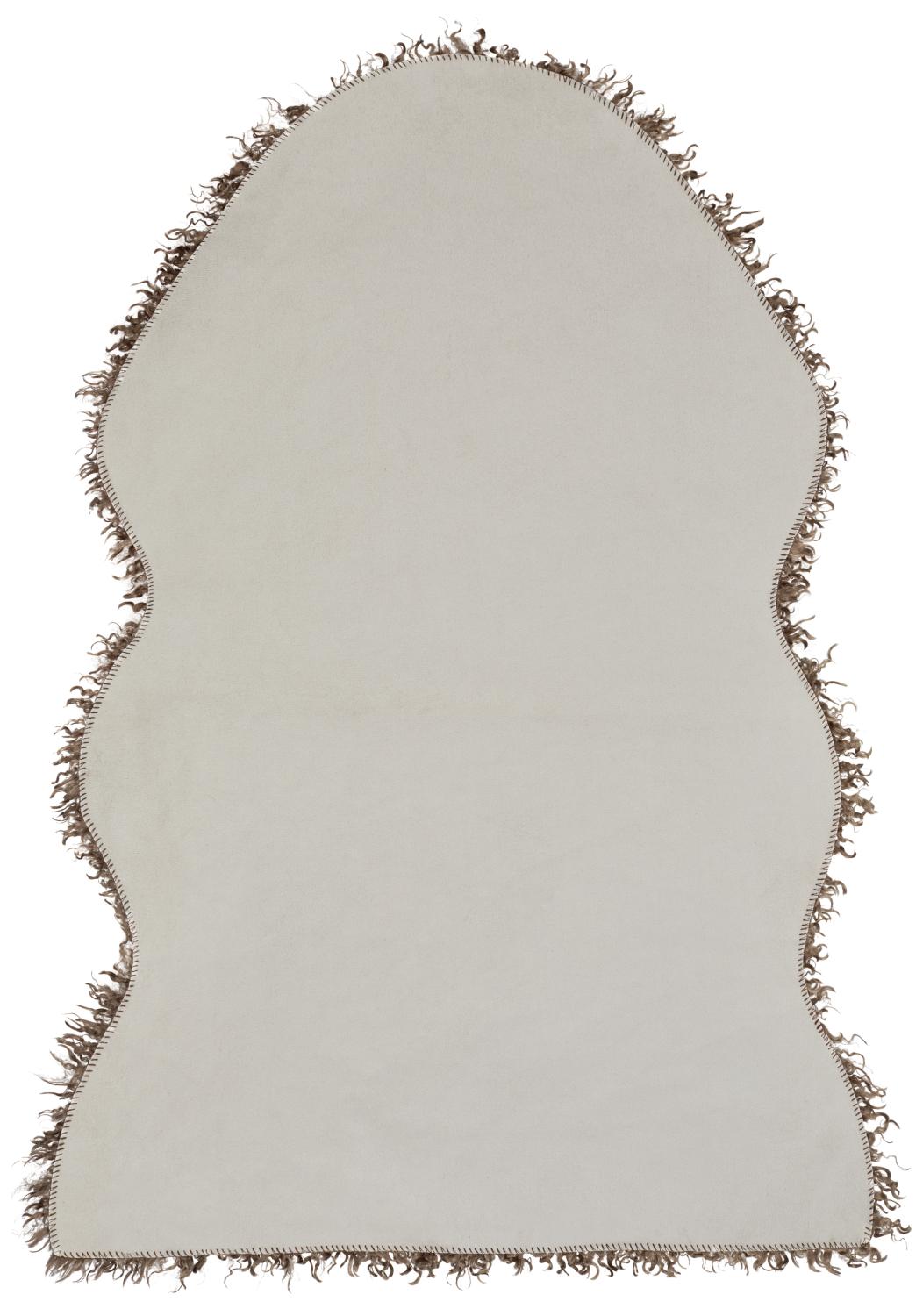 Wooly Rog Fårskinn Imitation Brun 