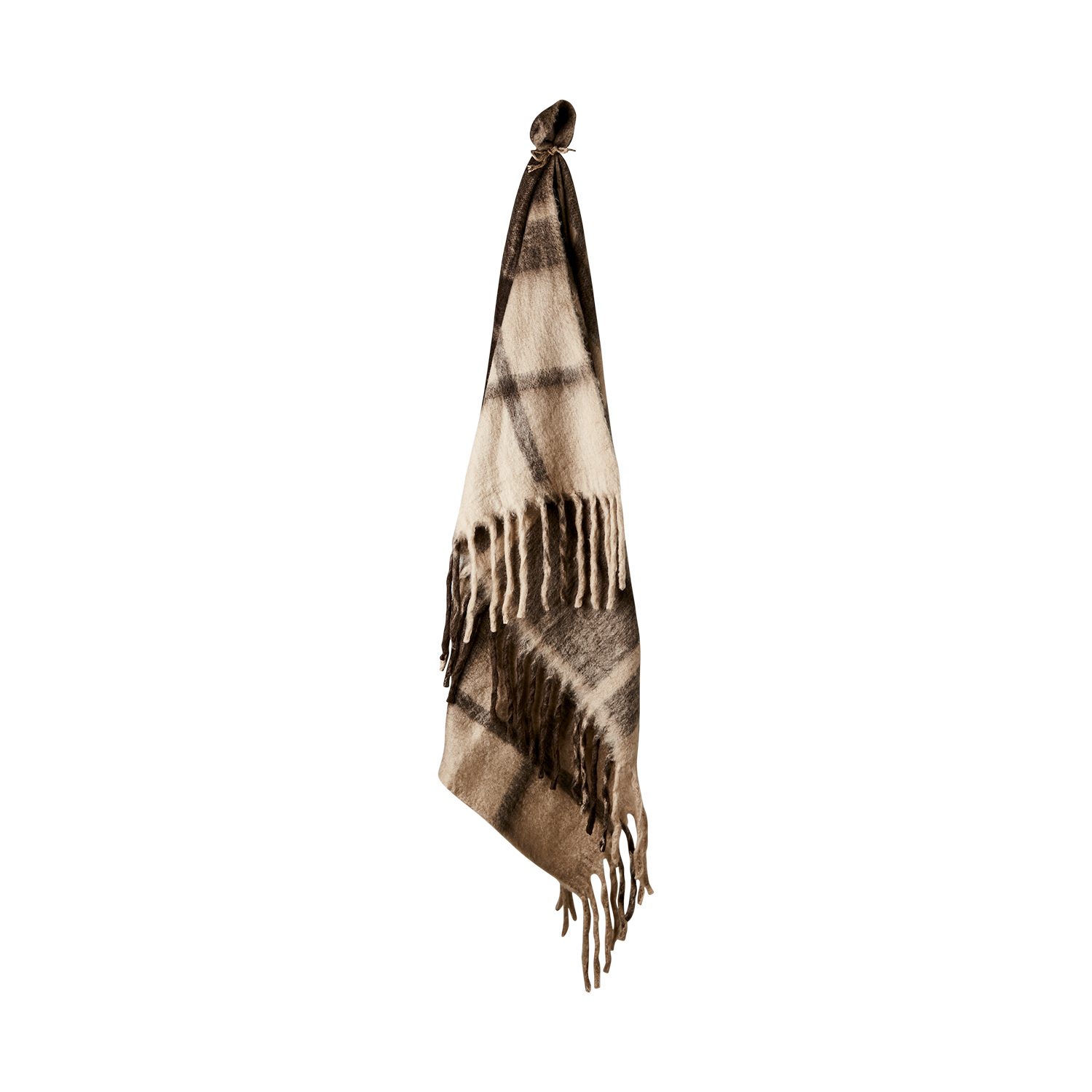 Frasse Filt Brun/ Beige