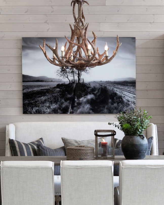 Antler – Exklusiv taklampa i renhornsdesign - 4