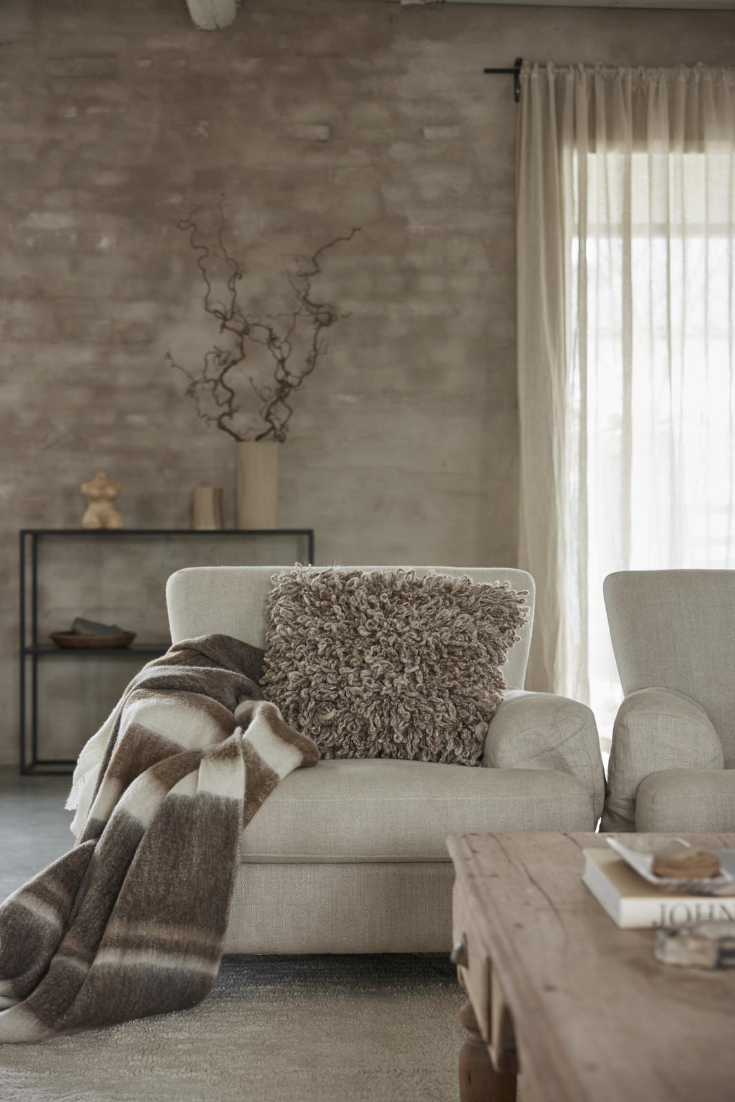 Love Kuddfodral i ull Beige  - 4