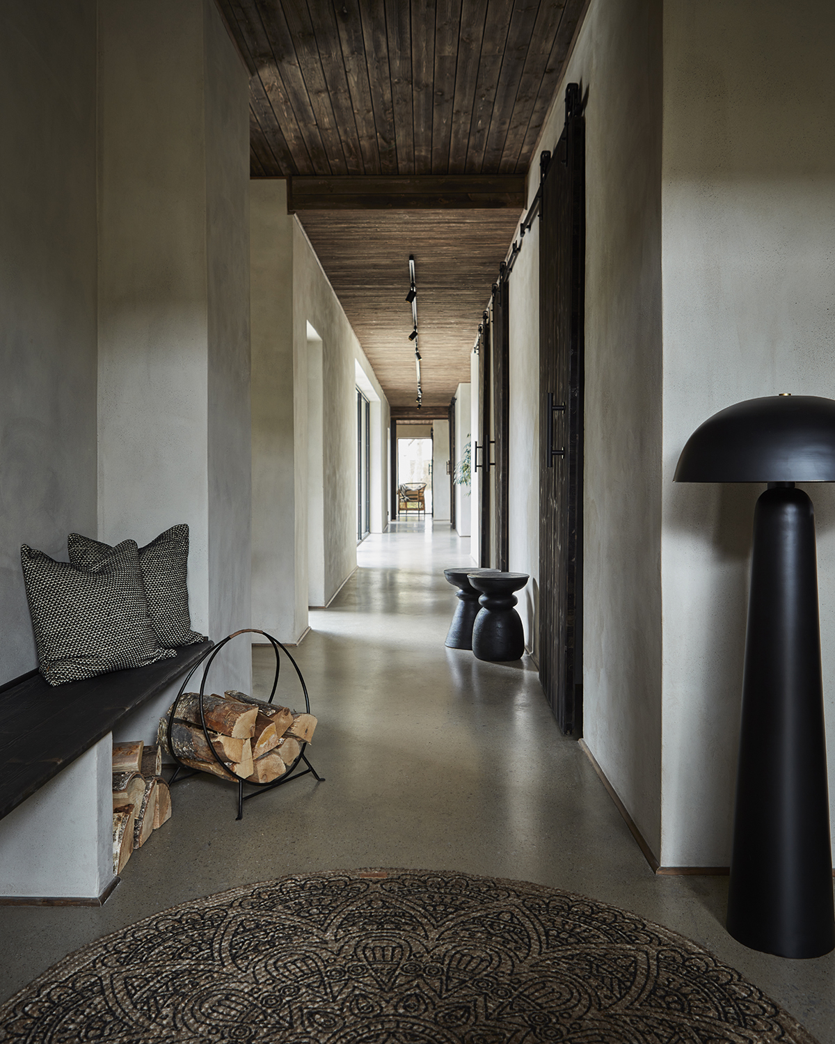 Fungi Golvlampa Svart  