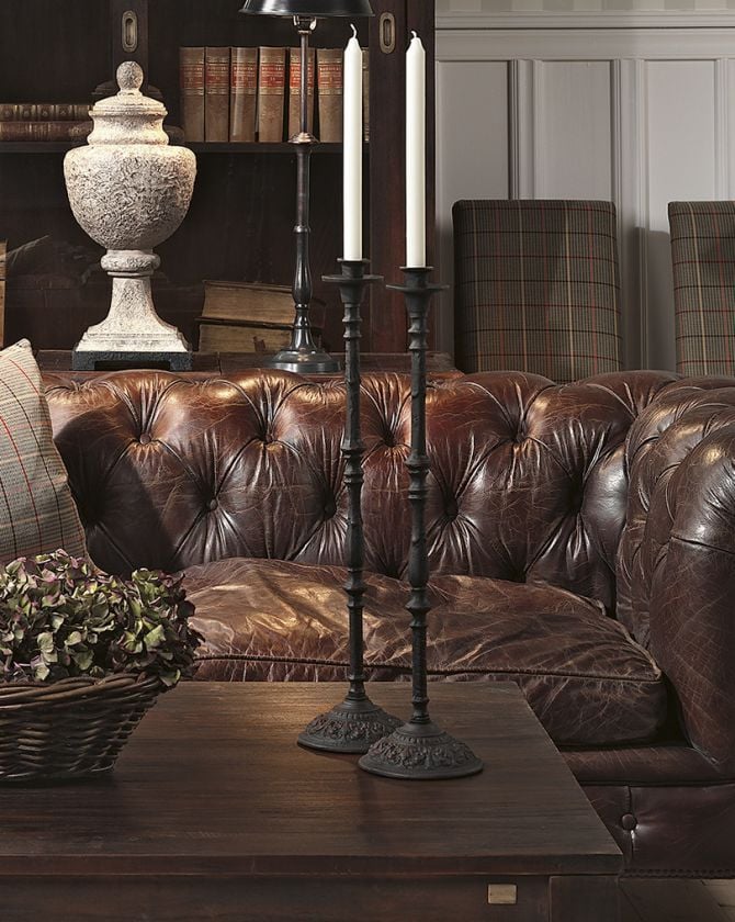 Kensington Lädersoffa Vintage Cigar - 3