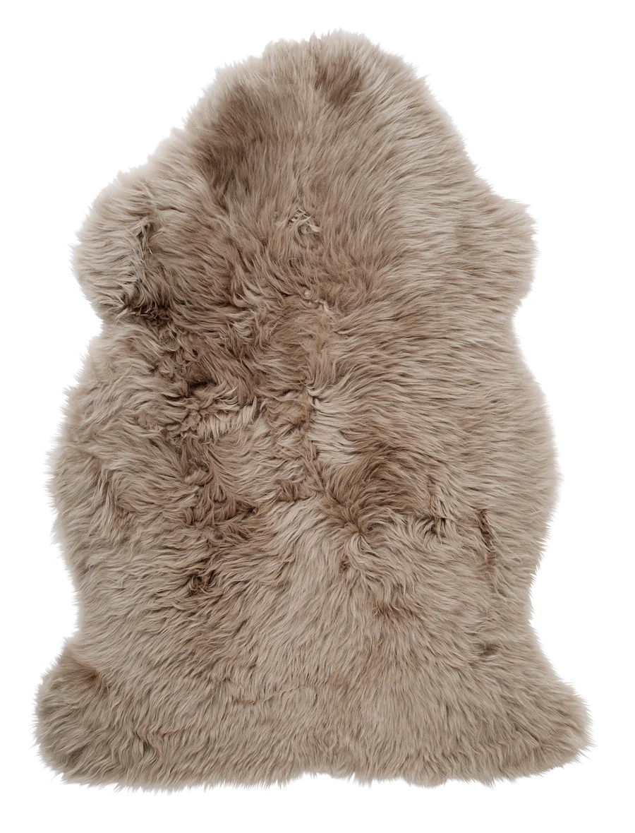Gently Långhårigt Fårskinn - Beige - 5