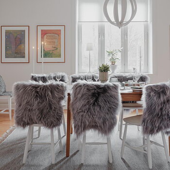 Isländskt Fårskinn Grå
