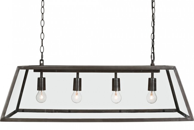 Metro Taklampa  Järn/Glas inkl ledlampor - 5