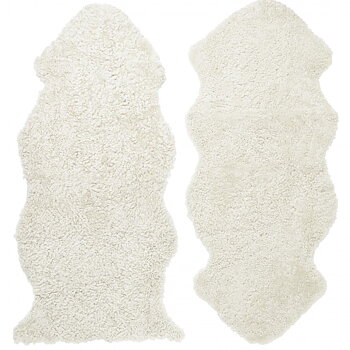 Curly Lockigt Fårskinn beige 135 cm