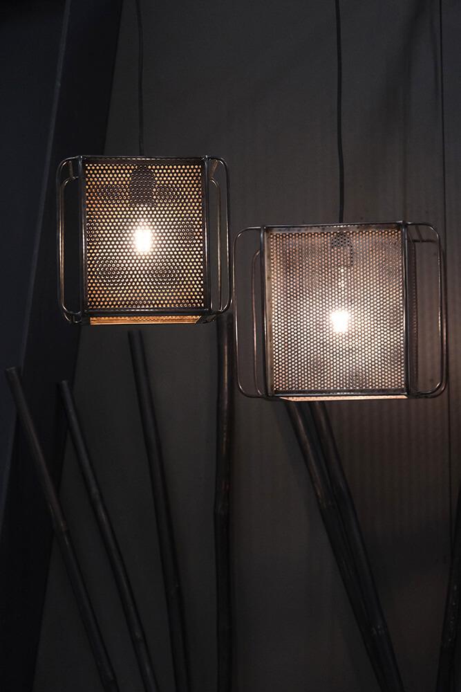 Torsch Taklampa i perforerat järn  - 5