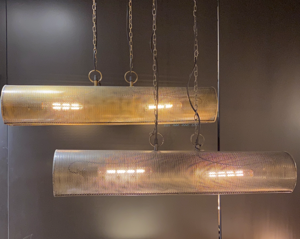 Taklampa Metall Antiksilver