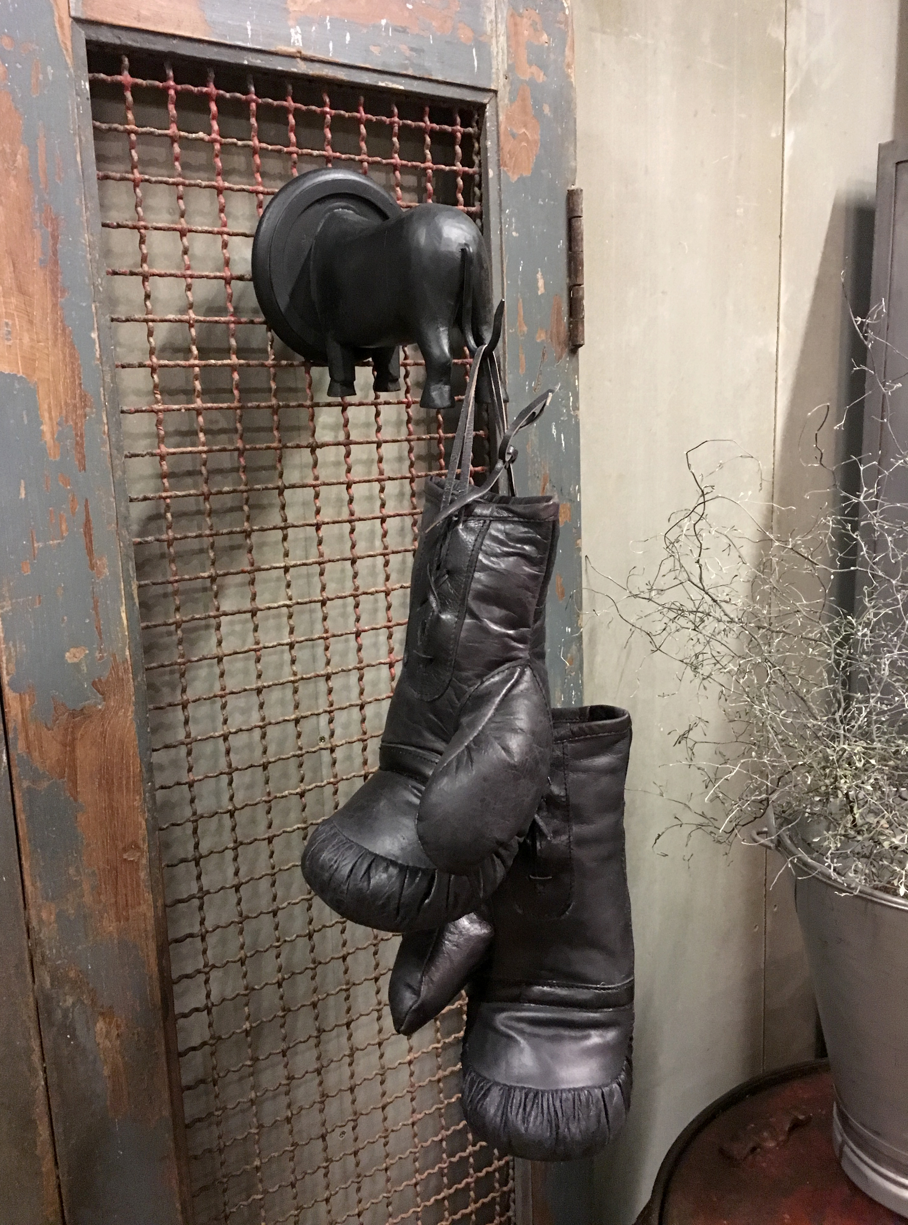 Rocky Boxarhandskar i läder - Svarta