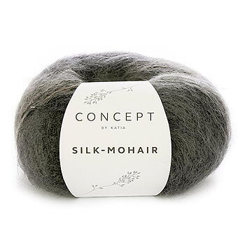 700 Silk Mohair Stickfasthet 20 m på stickor 4-4,5 mm
