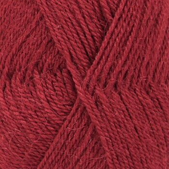 3900 Tomatröd - DROPS Alpaca Uni Colour Färgbad 200578