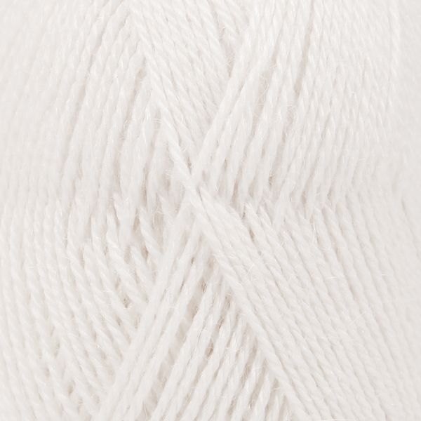 1101 Vit - DROPS Alpaca Uni Colour