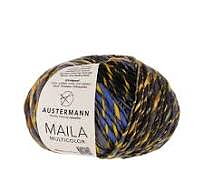 CHUNKY Austermann Maila Multicolor 006 Stickfasthet 14 maskor/ 10 cm