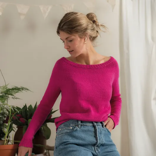 Järbo Merino Bomull 50g Fusion Coral 34005 - 3