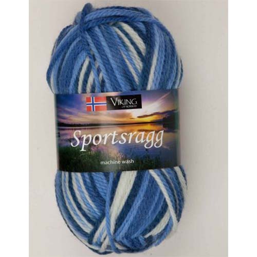 525 Blå/vit - Viking Sportsragg